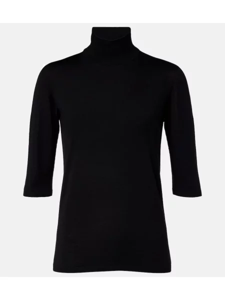 Sweter Max Mara wełniany czarny