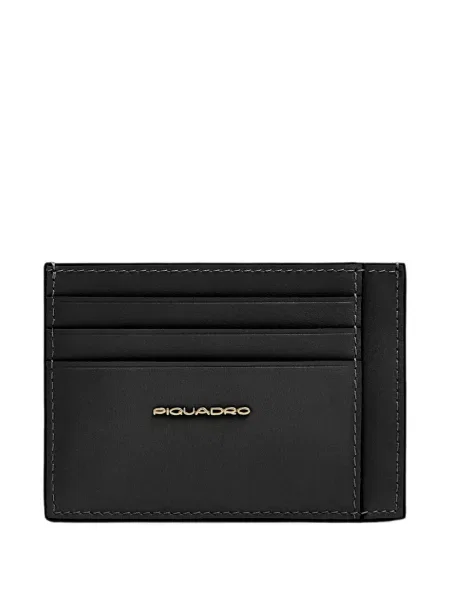 Portofel Piquadro cu autograf negru