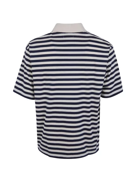Ριγέ polo Woc μπλε