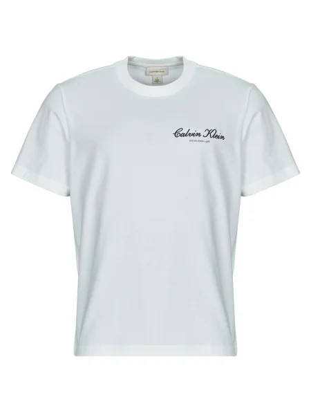 Grafikus póló Calvin Klein Jeans fehér