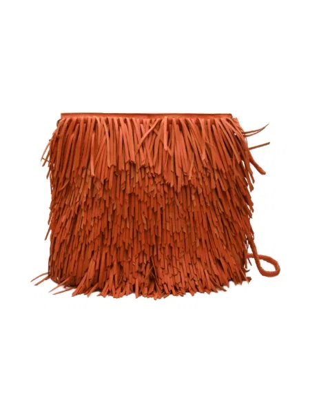 Torebka hobo Dragon Diffusion z frędzli pomarańczowa