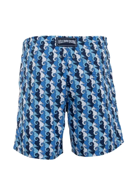 Slip de baie Mary Katrantzou cu imagine albastru