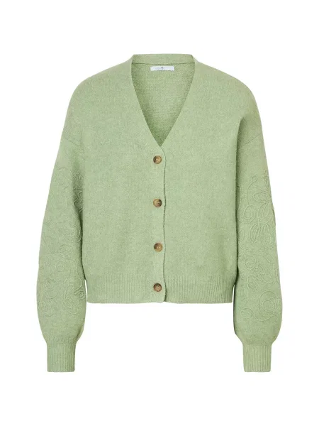 Hailys Geacă tricotată deschis verde