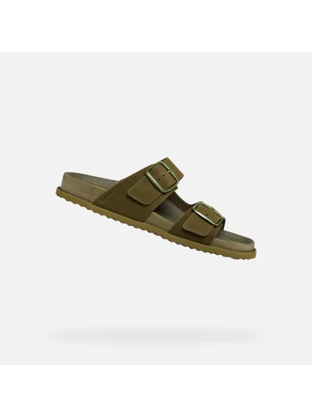 Papuci de casă Geox verde