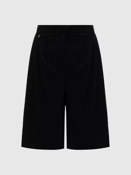 Шорти з шовком Agnona чорні