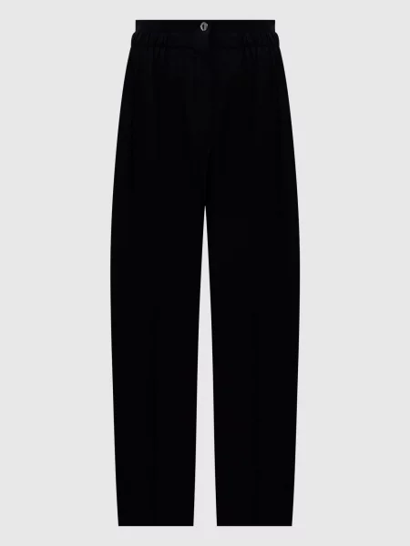 Штани QUITO з вовни Max Mara Sportmax чорні