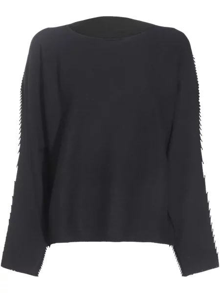 Pulover Issey Miyake cu franjuri negru