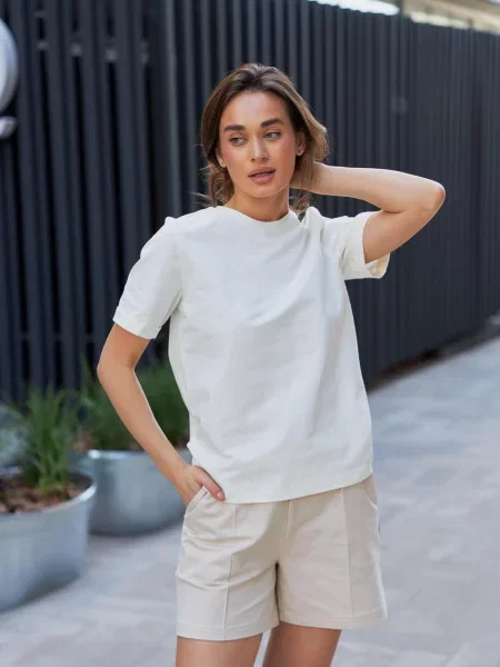 Футболка Umon кремовий бавовна/еластан