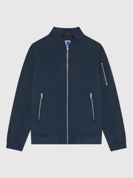Jack & Jones Junior Geacă de primăvară-toamnă JJERush bleumarin