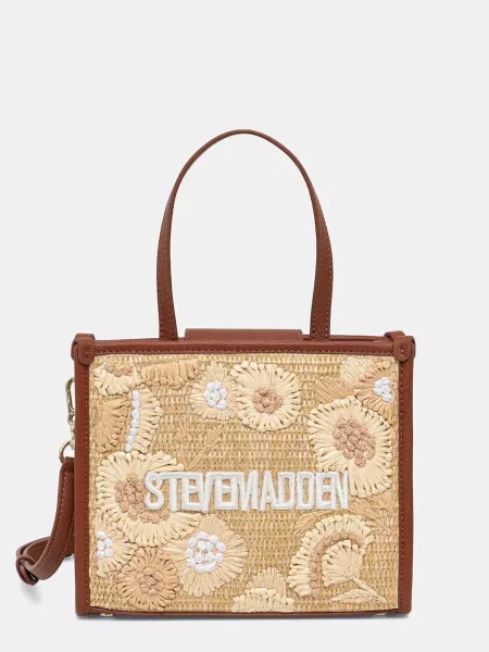 Steve Madden geantă crossbody pentru femei împletită Bdecor-E maro