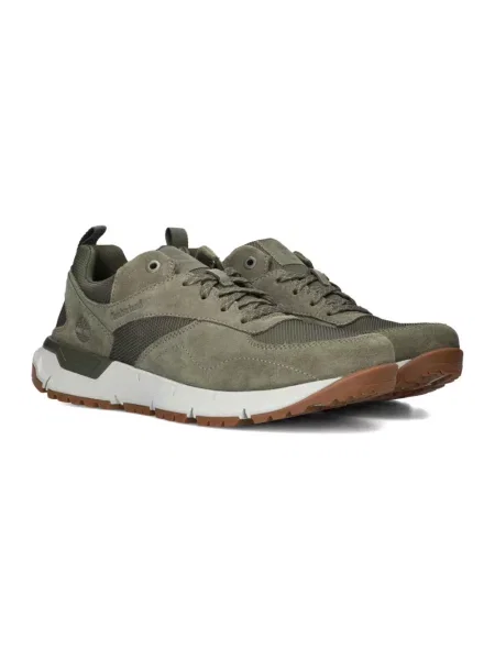 Sneakersy Timberland sznurowane koronkowe zielone