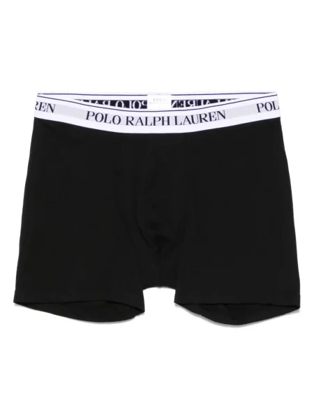 Флийс боксерки Polo Ralph Lauren с принт на райета зелено