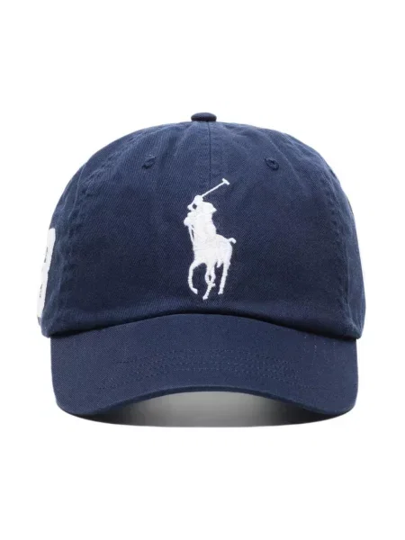 Czapka z daszkiem Ralph Lauren niebieska