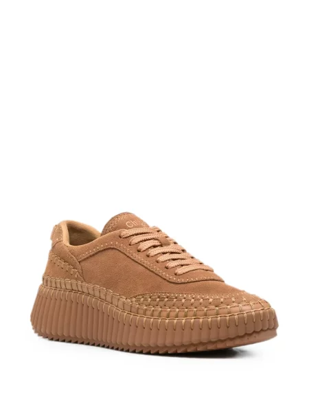 Sneakerși Chloé Nama maro