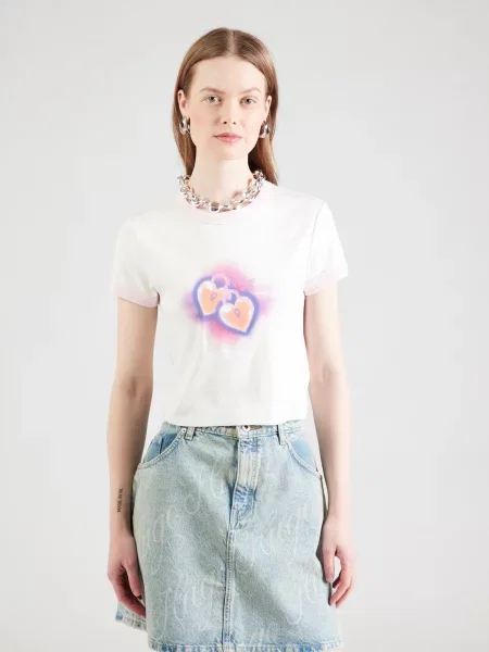 HUGO Tricou Dalia alb