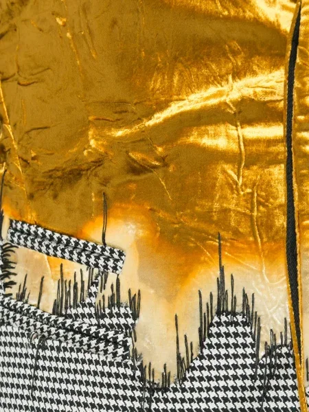 Vestă Haider Ackermann cu gradient galben