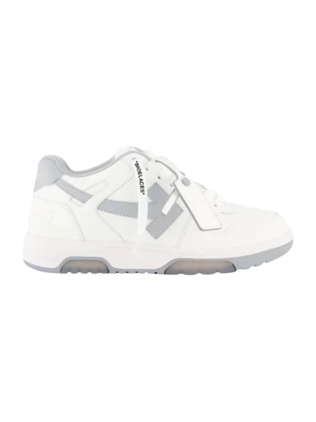 Sneakersy Off-white biznesowe białe