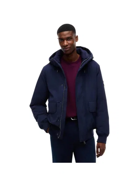 Geacă Tommy Hilfiger albastru