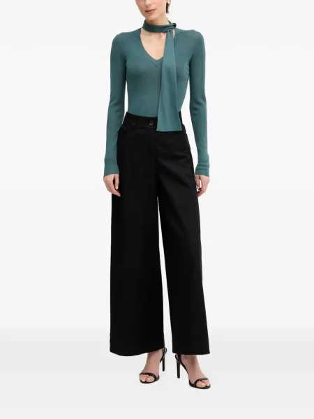 Pantaloni Sisley negru