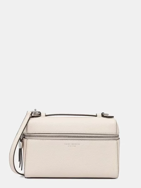 Tory Burch geantă crossbody pentru femei din piele Romy bej