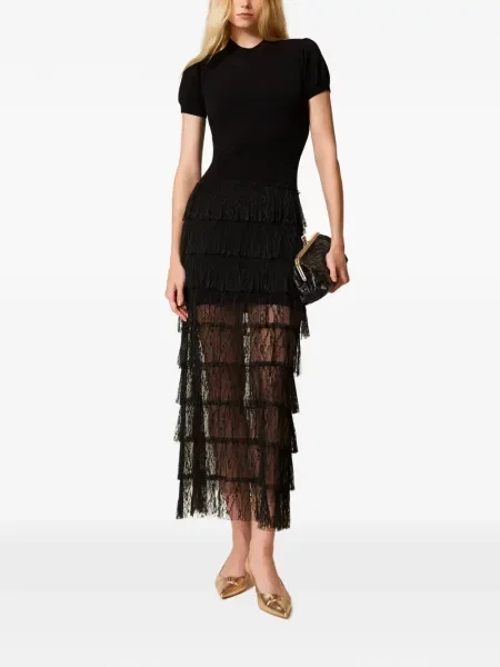 Rochie Twinset tricotate de costum negru