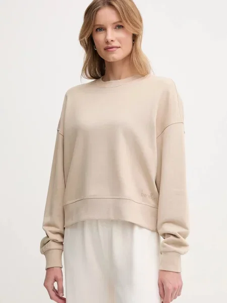 Суитчър United Colors Of Benetton с принт бежово