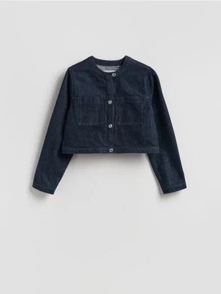 Reserved Sacou de blugi bleumarin