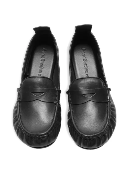 Pantofi loafer Acne Studios din piele negru