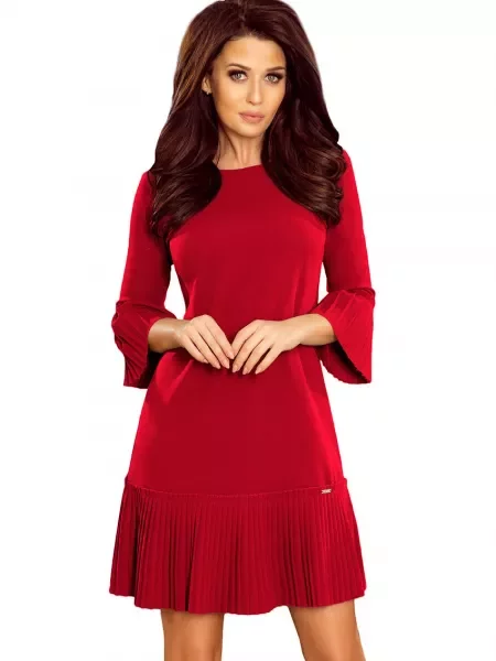 Мини рокля Numoco червено