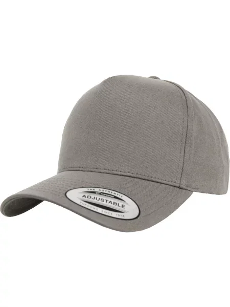 Klasična kapa s šiltom Flexfit siva