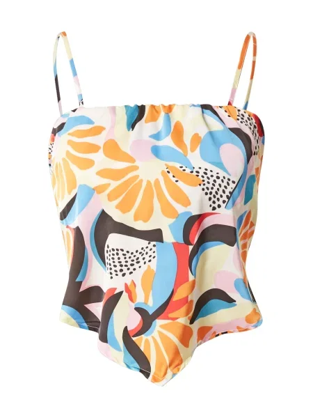 Urban Classics Bluză mai multe culori / alb / albastru deschis / portocaliu gri