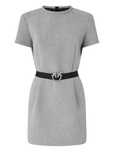 Rochie mini Pinko scurtă de costum gri