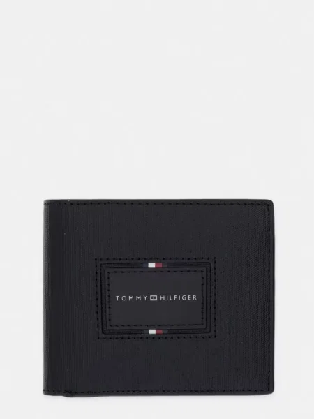 Tommy Hilfiger portofel pentru bărbați din piele negru