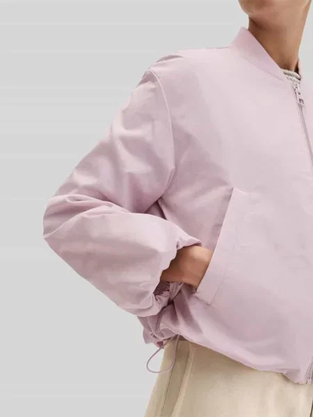 Marc O'Polo Bluza Kobiety Sztuczne włókno jednolity 34 różowy