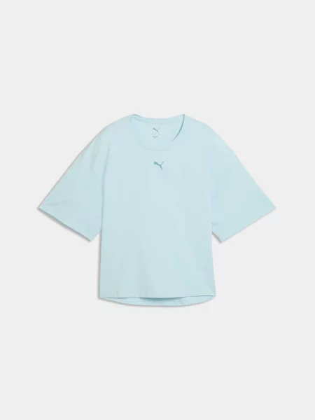 Спортивна футболка PUMA W Cloudspun Relaxed Tee комбінований верх синій