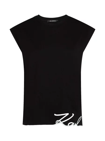 Karl Lagerfeld Top Signature alb