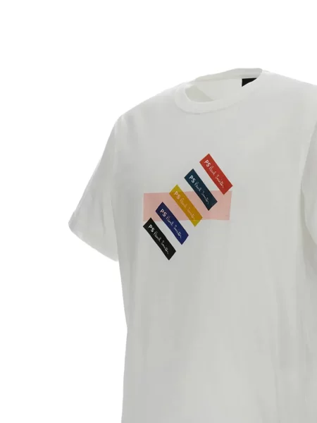 Tricou Ps Paul Smith cu imagine alb