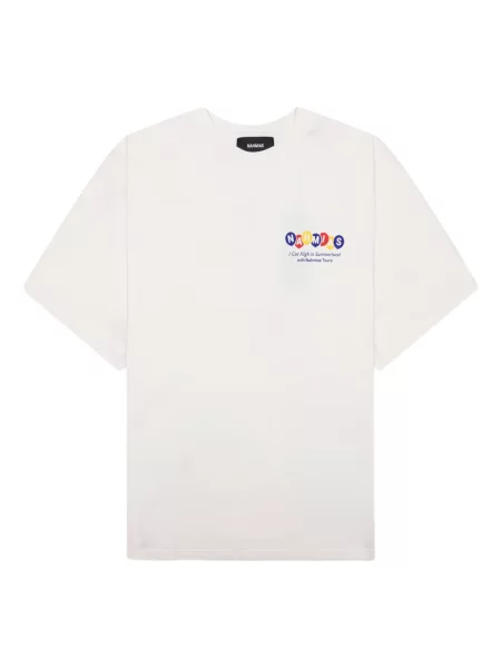 Tricou Nahmias cu imagine alb