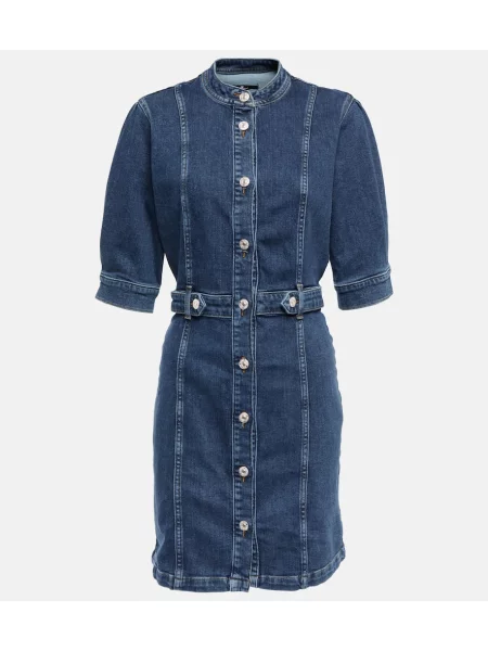 Sukienka jeansowa 7 For All Mankind niebieska