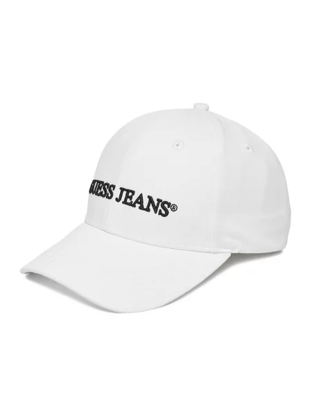 Czapka z daszkiem Guess Jeans biała