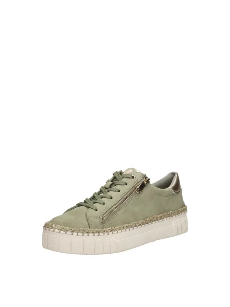 Sneakersy Marco Tozzi zielone
