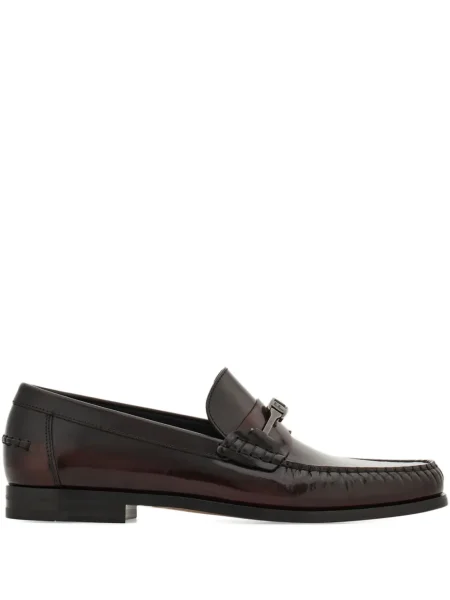 Pantofi loafer Ferragamo cu cataramă negru