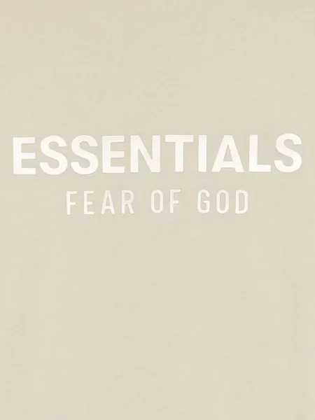 Класическа дълго тениска Fear Of God Essentials зелено