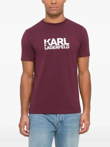 Tricou Karl Lagerfeld cu autograf roșu