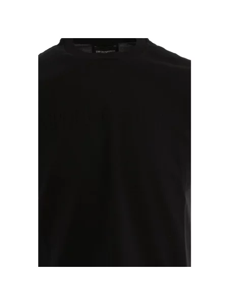 Koszulka Giorgio Armani z logo czarna