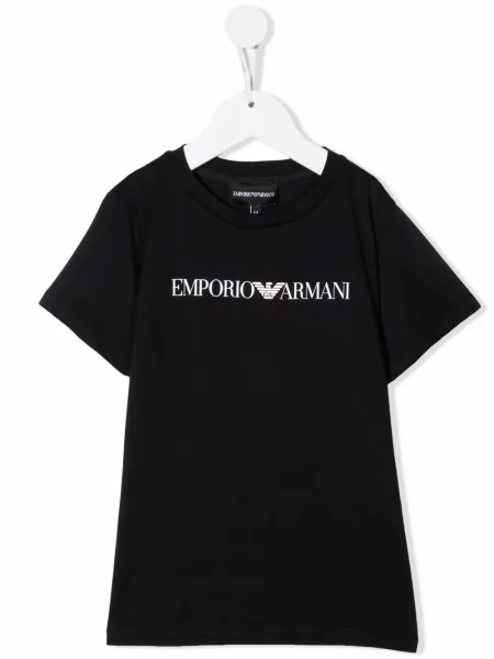 Koszulka dziecięca Emporio Armani niebieska