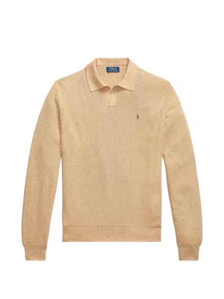 Tricou polo Polo Ralph Lauren cu autograf cu 5 buzunare în carouri gri