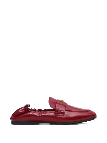 Pantofi loafer Marc Jacobs din piele cu autograf roșu