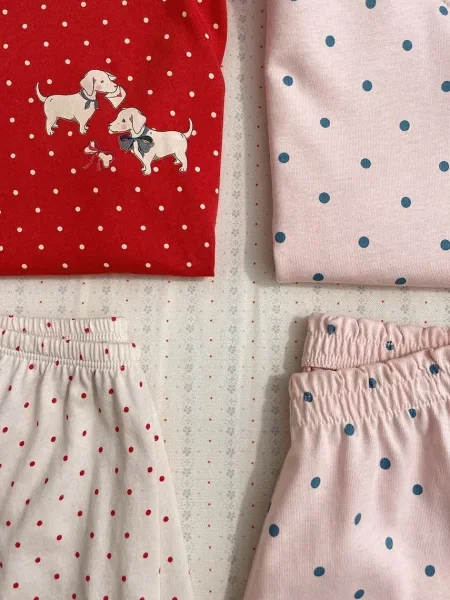 Konges Sløjd gyerek melegítő szett FAMO BOX FIT SET GOTS piros