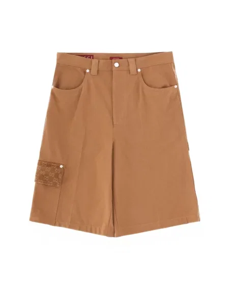 Bermudy Gucci brązowe